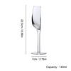 140ml Semicircular Red Wine Cups Creative Crystal Glass Portable Clear Half Wine Glass fun European Creative Crystal Glass