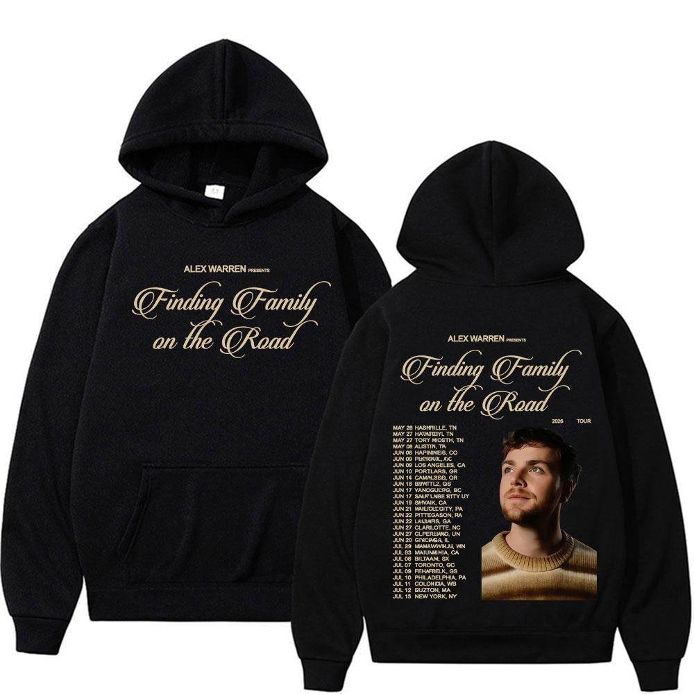 Alex Warren Album Song Titles Music Merch Hoodies Men Women Fashion Retro Long Sleeve Pullovers Winter Casual Fleece Sweatshirts