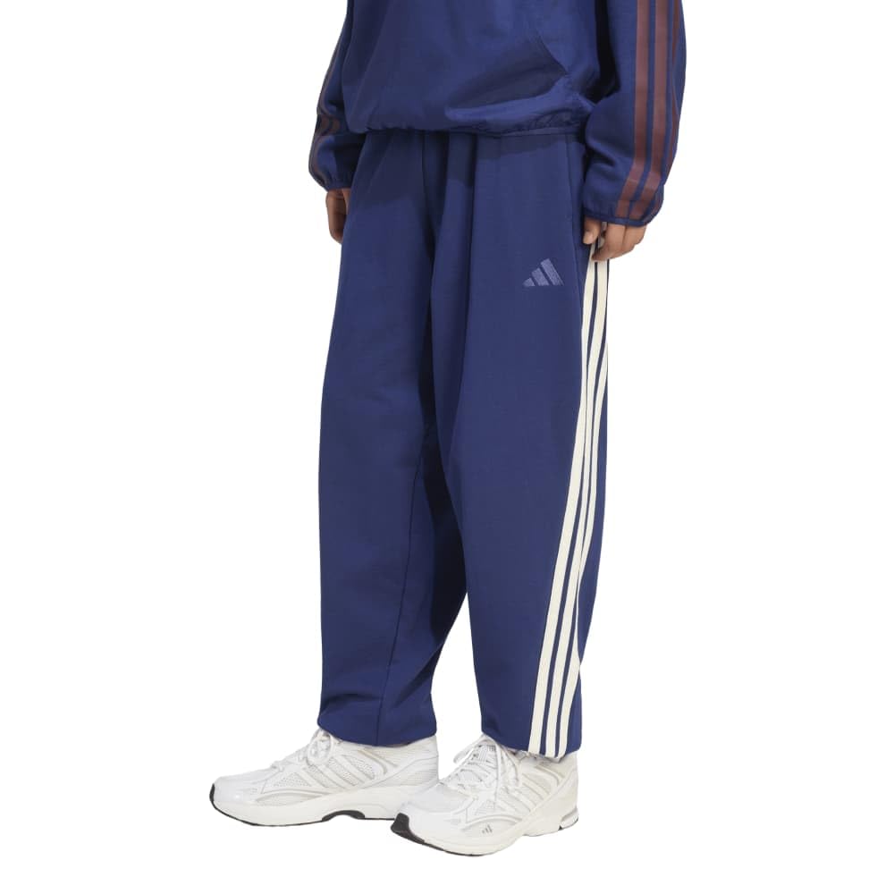 adidas Men's Sweatpants KIT 3-Stripes Dark Blue Off-White L RG576 KW2365