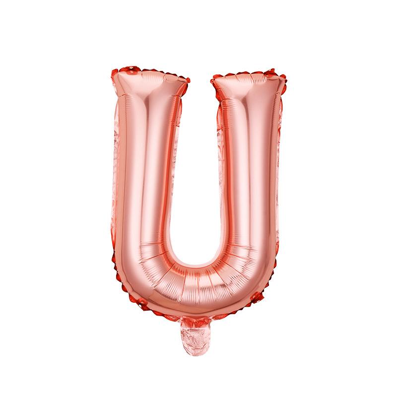 Skinny 32-Inch Rose Gold Letter Balloon Birthday Party Decoration Aluminum Film Balloon Silver Gold Helium Floating In The Air