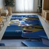 Cute Minions Cartoon Living Room Non-Slip Area Rug Soft Carpet for Bedroom Kids Playroom Sofa,Home Decor Doormat Gift