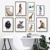 Neue Nordic Abstrakte Tier Poster Wand Malerei Abstrakte Splash Tinte Kunst Leinwand Malerei Wohnzimmer Korridor Hause Dekoration Wandbild Kein Rahmen