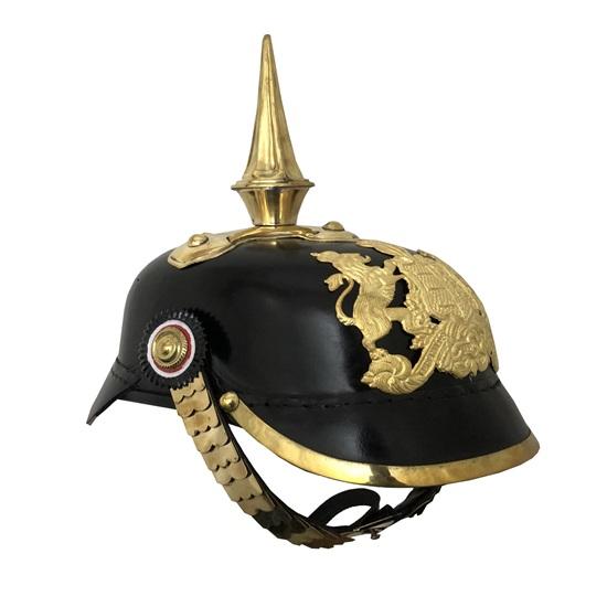 

Немецкий прусский шлем Пикельхаубе, имперский офицерский шлем со шпилем, носимый для взрослых, подарок