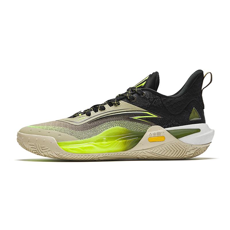 Anta Kids Kai 1 Speed Basketball Series Kyrie Pioneer 1 Trendy Versatile Shock Absorption Low Top Kids Basketball Shoes Men Sneaker 312511114-3