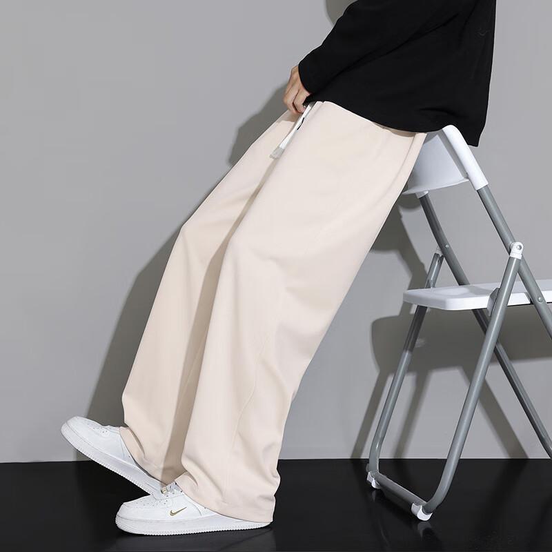 Men's Japanese Retro Loose Straight Casual Pants DFK11