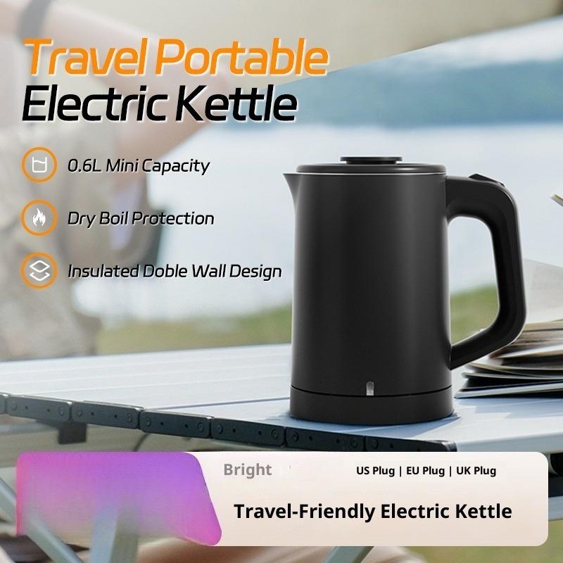Travel Portable Electric Kettle 0.6L Small 304 Stainless Steel Kettle