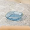 Square Trays with Golden Borders, Suitable for Serving,  Fruits, Desserts, Cakes, Snacks, Breakfast