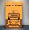 YThe Fast And Furious Movie Metal Poster  Collectable Tin Sign Xcm  Aluminum