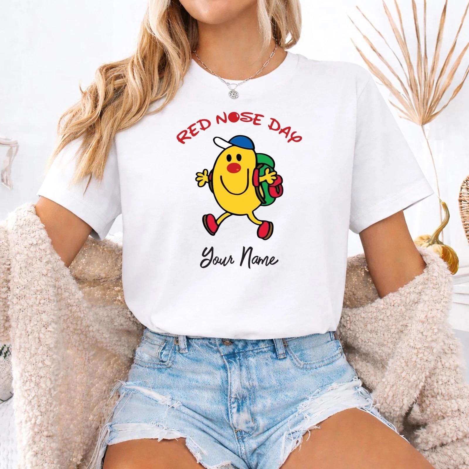 Red nose day 2026 T-shirt, Kids comic Relief Funny Shirt , Mr 2 S