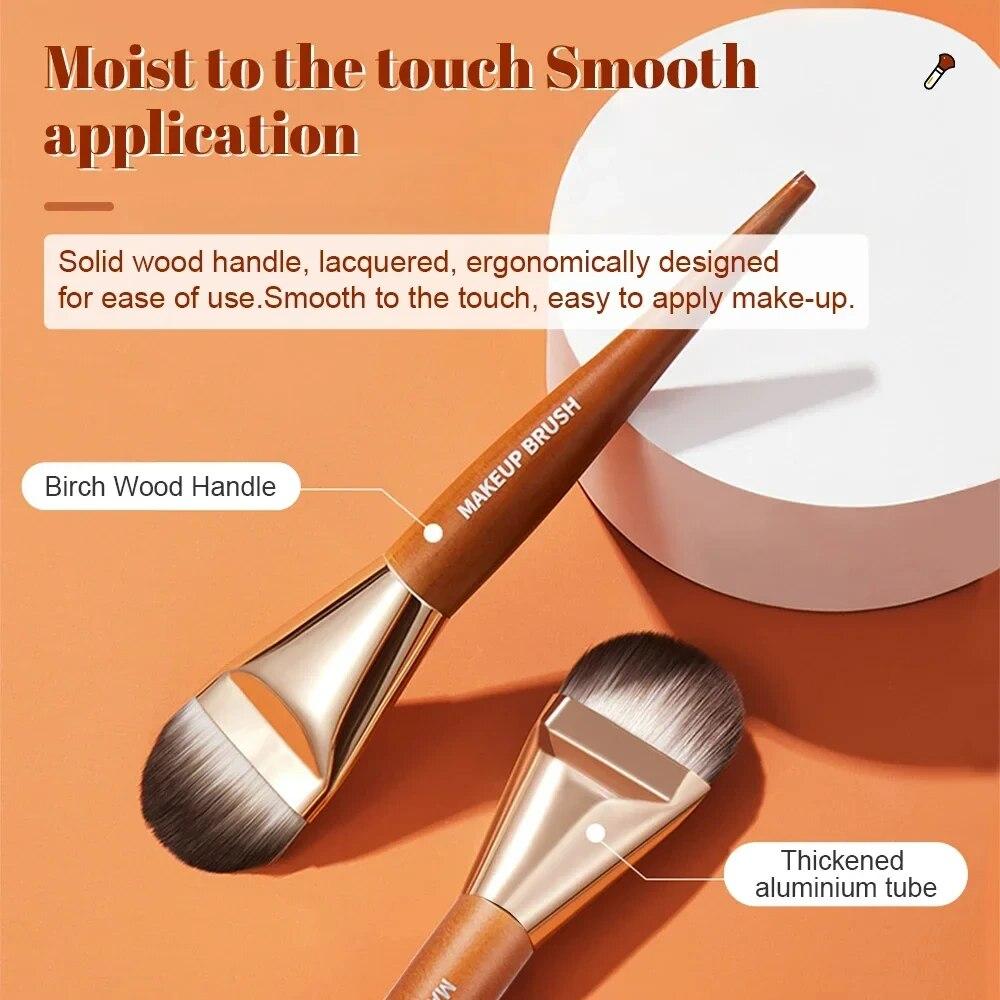 Ultra Thin Foundation Brush Lightweight Thin Face Contour Brush Blending Foundation Cream Makeup Brushes