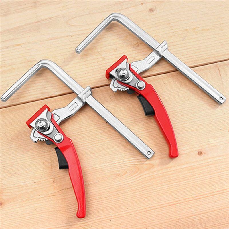 AEE4-Quick Ratchet Track Clamps Woodworking Track Clamps For Sanding, Cutting Ratchet Track Clamp