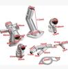 Compatible with Volkswagen MK4 Golf/Jetta/GLI: 7-Piece Aluminum Water Pipe Connector & Hose Fitting Set