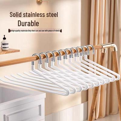 Thickened Non-Slip Goose-Shaped Pant Hanger with Clips for Wardrobe Storage