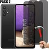 Protective Film - Samsung - Galaxy A32 5G - Tempered Glass - Anti-spy - Pack of 2