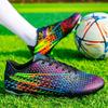 Fashion Men Professional Soccer Shoes Outdoor Sports Training Ankle Soccer Boots Turf Youth Original Men's Society Football Boot