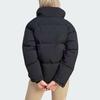Adidas Big Baffle Puffer Jacket With Stand Collar And Logo Women Outerwear Black IK3166
