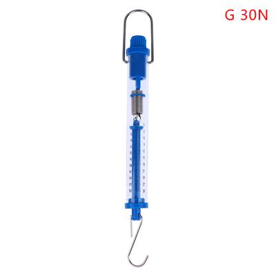 Pratik Newton Yaylı Ölçekli Tüp Dinamometre Plastik Şeffaf Gövde