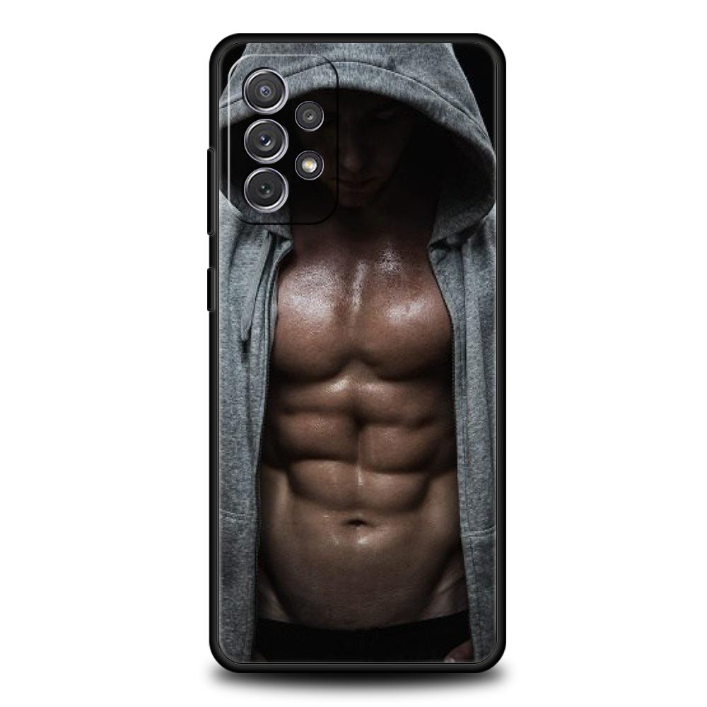 

Male Abdominal Muscle Silicone Case For Samsung Galaxy A32 A52 A13 A22 A72 A51 A71 A41 A11 A31 A21S 5G Luxury Phone Cover Shell samsung a72 5G