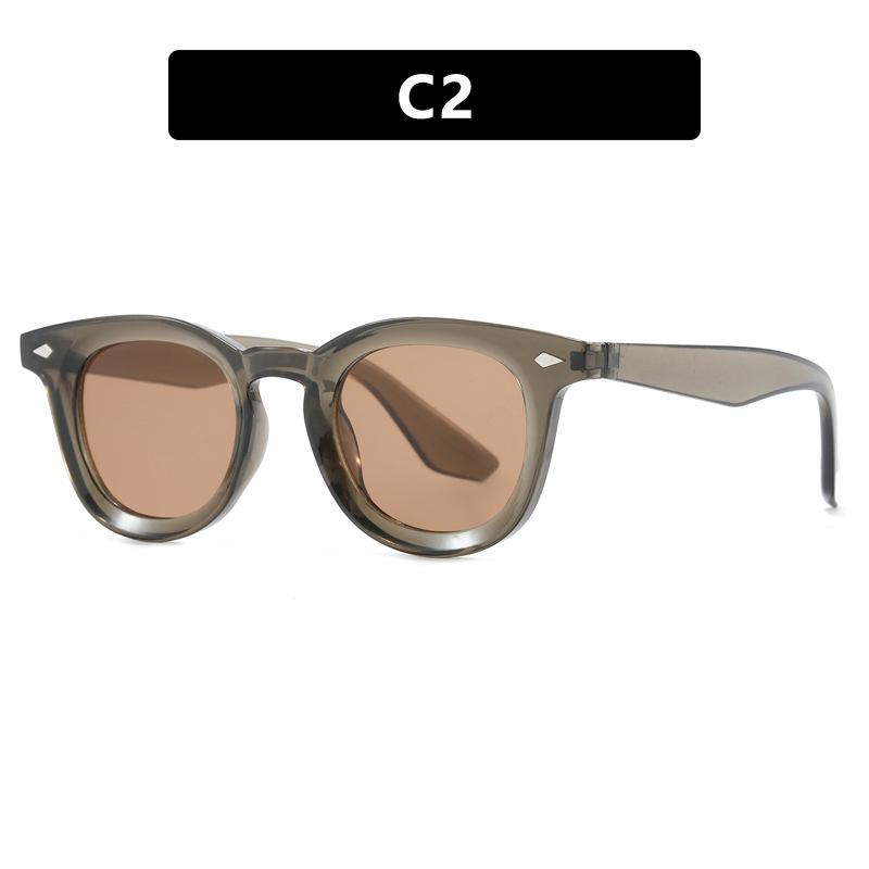 Cat Eye New Oval Sunglasses Personalized Vintage Fashion Sun Glasses Trendy Female Shades Popular Brand Designer Eyewear