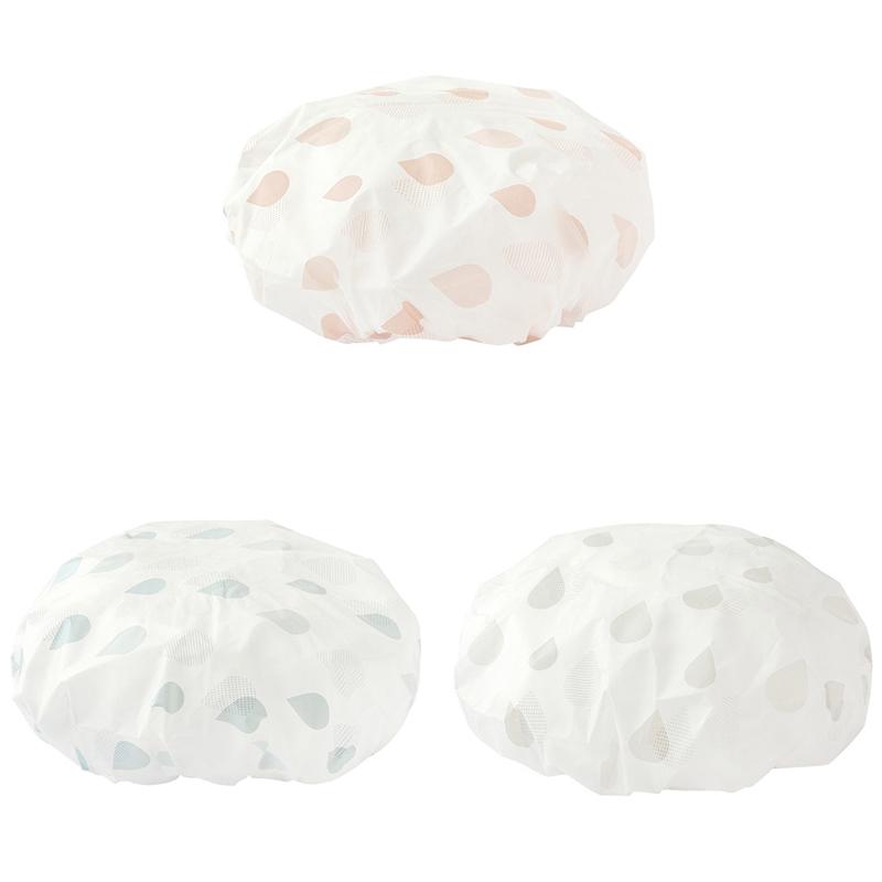 Women's Reusable Shower Cap Bonnet Douche Luxury Shower Bath Cap Swimming Cap Shower XYM002