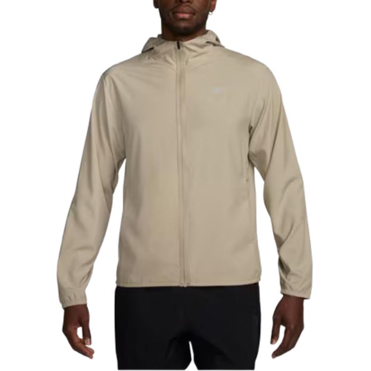 

Nike Однотонная куртка с капюшоном на молнии Мужские куртки Бежевый FB7483-251 S