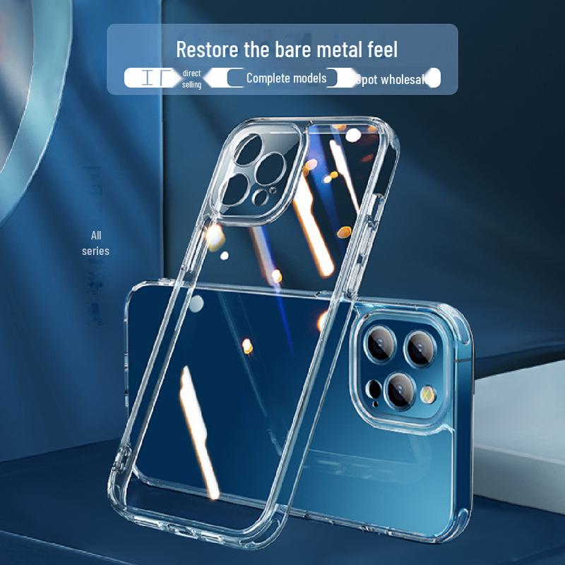 

Ultra-Thin Transparent Soft Shell Protective Case for iPhone XR/X with Promax 15/14/13 Pro Max Apple Models