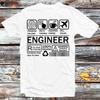 Engineer Party Novelty Joke Father's Day T Shirt B621