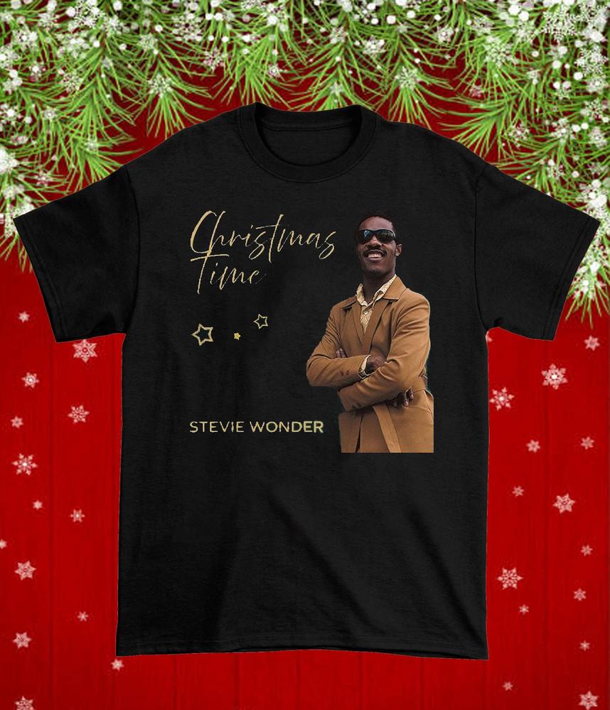 Stevie Wonder Black Cotton Shirt Full size S-5XL Xmas Gift DM920 Unisex T-Shirt S
