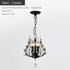 Candle  Crystal Chandelier Vintage Candle Led Pendant Light Room Decor Ceiling Hanging Light for Living Room