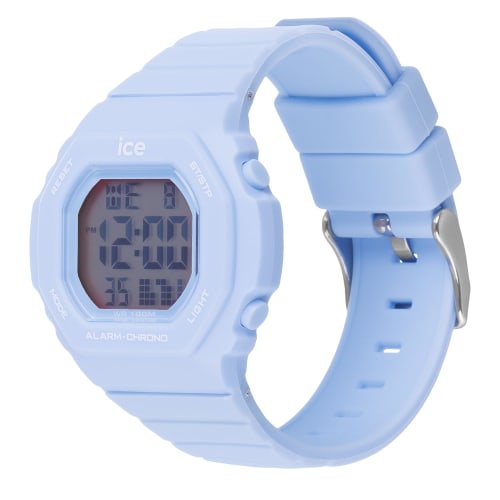 Authorized Ice Watch Authorized Dealer: Ice Watch Digital Men's Watch 022096 ICE Digit Ultra Light Blue Small