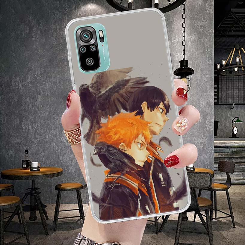 Haikyuu Oya Volleyball Anime Soft Phone Case For Xiaomi Redmi Note 15 14 14S 13 12 Pro Plus 12S 11 11S 11E 10 10S 11T 5G Fundas