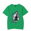 New Kochou Shinobu Printed T-shirts for Women Summer Tee Shirts Hot Anime Casual Short Sleeve Round Neck Tops T-shirts