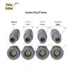 Plastic Self-Locking Push-Pull High-Frequency Multi-Core Aviation Connector