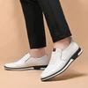 Mode 2024 Herbst Weiche Sohle Herren Freizeitschuhe Weiße Lederschuhe Mode Business Formal Einzelne Schuhe Sneakers Zapatos Para Hombres