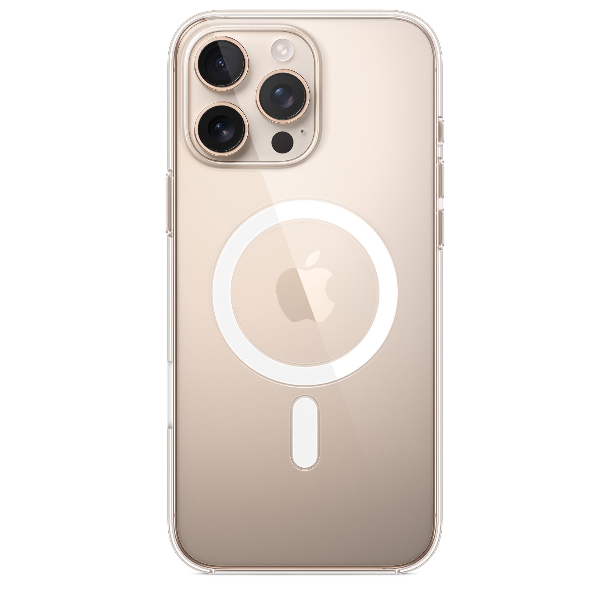 Transparent MagSafe Case for iPhone 16 Pro Max прозрачный