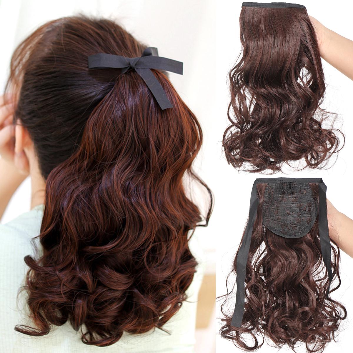 

Синтетична перука з нарощеним волоссям з кінським хвостом 30cm