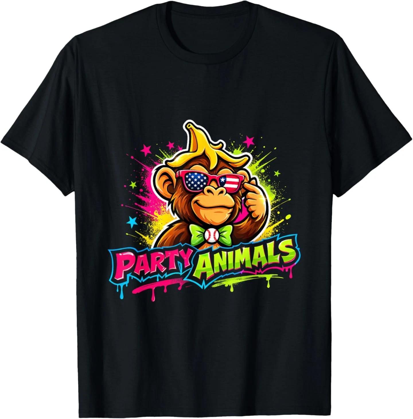 Party Animals Baseball Jersey T-Shirt S