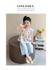 Girls' Summer Outfit New Fashionable and Stylish Baby Sleeveless Top, Children's Pants, Princess Summer Clothes, Children's Clothing