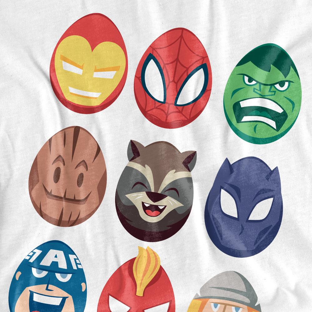 Avengers Unisex Adult Eggs T-Shirt