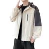 Jacket men's color blocking 2025 autumn and winter new men's youth windproof fashion casual top jacket trend