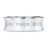 & Co.. 1837 Gravierter Logo Ring Damenringe Silber FF11014