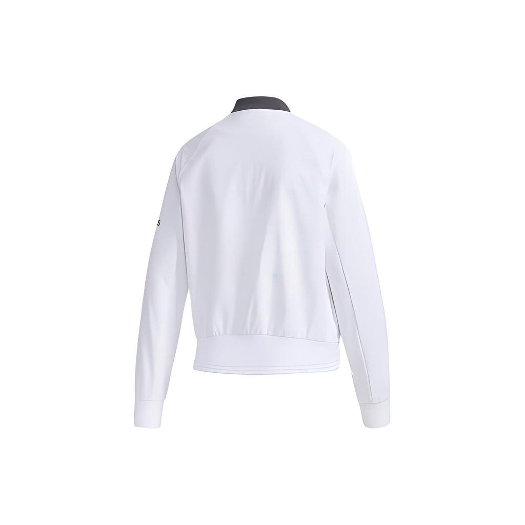 Adidas Woven Bomber Jacket Unisex Outerwear White FM9314