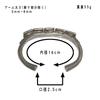 Karen Silver Karen Tribe Yin Yang Five Elements High Purity Silver or Ethnic Tropical Silver Good 55g Bangle, (950% Higher), Accessory, Asian, Ethnic,
