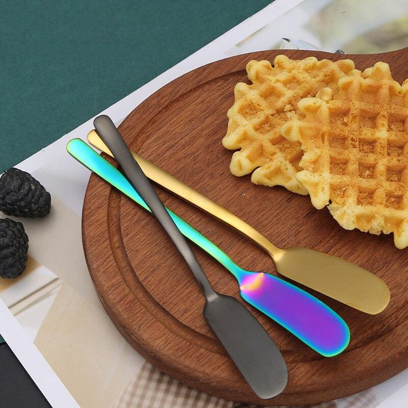 Stainless Steel Butter Spatula Cheese Dessert Jam Spatulas Cream Cutlery Marmalade Toast Bread Spatulas Butter Spreader