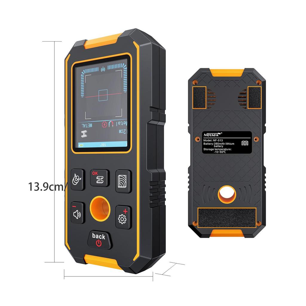 NOYAFA NF-513 Wall Scanner Metal Detector Metal Detector For Detecting Cable Metal In Walls Wood AC Detection Tool Wire Finder