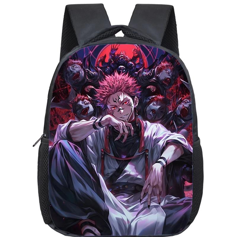 Anime Jujutsu Kaisen Backpack Boys Girls Kindergarten Book Bag Children School Bags Manga Gojo Satoru Yuji Itadori Backpack Gift
