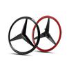3D-ABS-Heckklappenstern-Logo, schwarz, für Mercedes-Benz W203, W204, W205, W212, W213, W176, W177, W222, W223, W117, W246, X156, X253 (Zubehör)