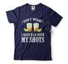 I Had Both My Shots Drinking Party Funny Vaccination Tee Shirt