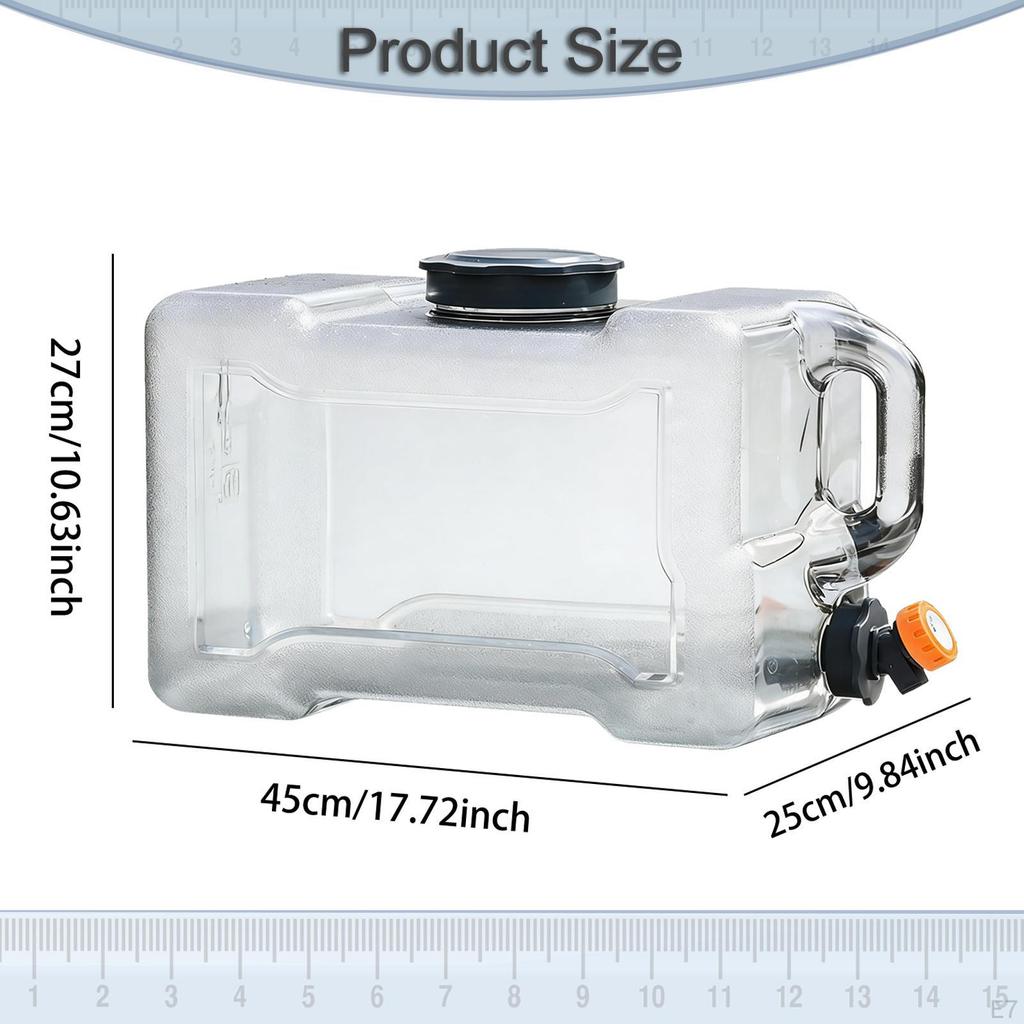Camping Water Bottle , Portable Bucket, Versatile Reservoir for Car, Office, Vehicles