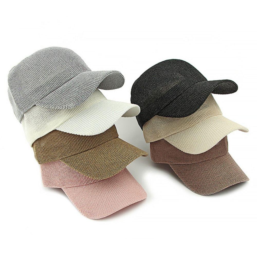 Fashion Adjustable Summer Sun Hats Breathable UV Protection Straw Beach Hats Outdoor Beach Cap For Women